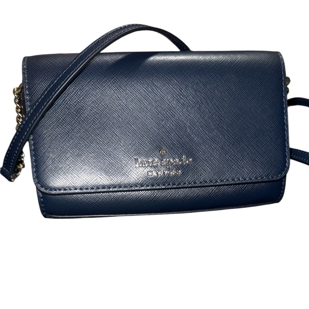 Kate Spade Midnight Blue Crossbody EUC